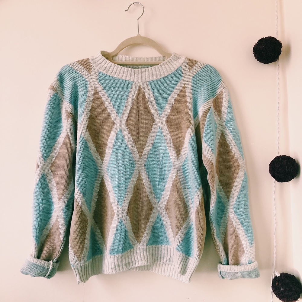 vintage grandpa sweater!